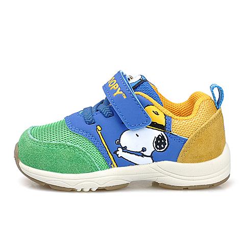 SNOOPY/史努比健康儿童机能鞋春季新款男童软底防滑学步鞋宝宝鞋S615105