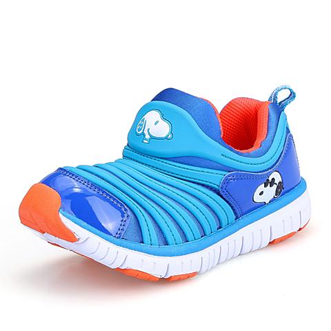 史努比/snoopy新款运动鞋男童女童时尚可爱毛毛虫鞋休闲鞋S815561