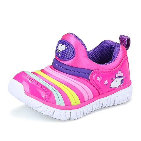 snoopy/史努比童鞋毛毛虫童鞋男童鞋女童鞋小中大童春儿童运动鞋舒适毛毛虫鞋S616901