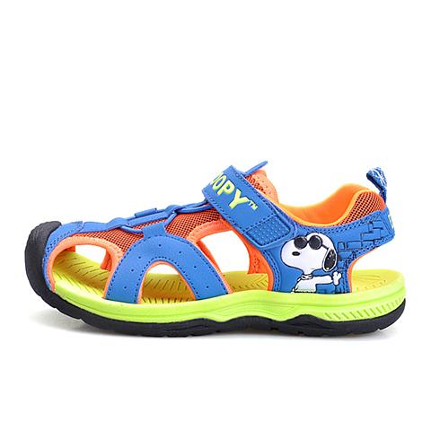 SNOOPY/史努比2016夏季新款凉鞋男女童小中童清新时尚凉鞋沙滩鞋S715YG326+Z715YG326