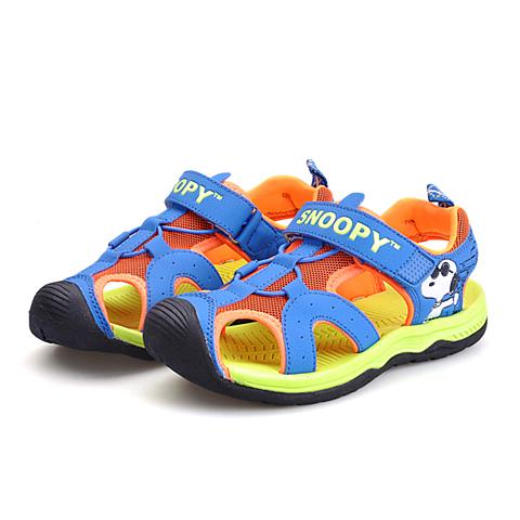 SNOOPY/史努比2016夏季新款凉鞋男女童小中童清新时尚凉鞋沙滩鞋S715YG326+Z715YG326