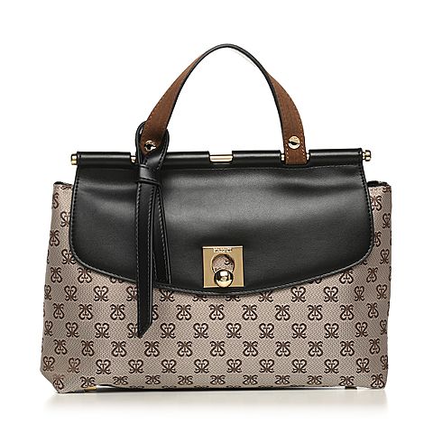 staccato/思加图冬季专柜同款拼色时尚单肩女皮包x1720dn7