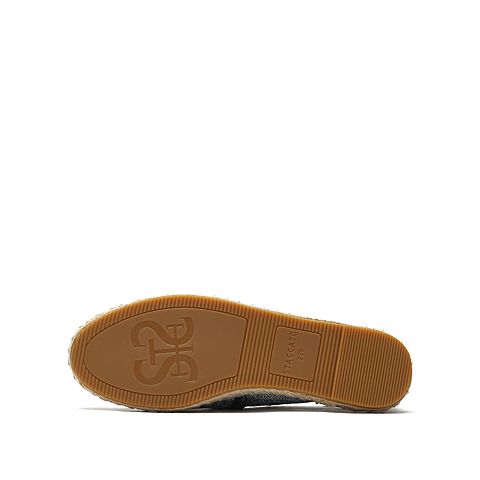 思加图2021春季新款渔夫鞋小香风一脚蹬鞋女休闲鞋平底鞋9UA76AA1