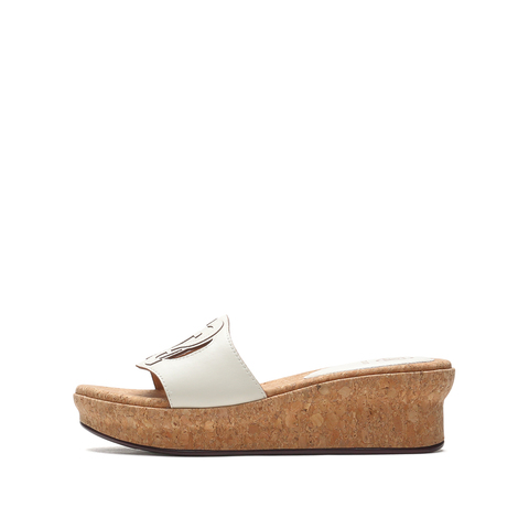 思加图2021夏季新款休闲坡跟鞋厚底可外穿女拖鞋时尚凉拖EYB61BT1