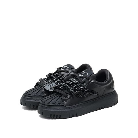 思加图2021秋季新款时尚链条系带厚底休闲鞋单鞋女皮鞋9AY83CM1