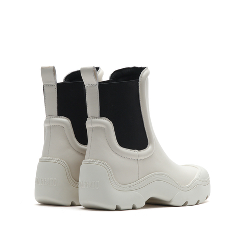思加图2022冬季新款圆头甜酷切尔西靴短靴女皮靴EFB05DD2