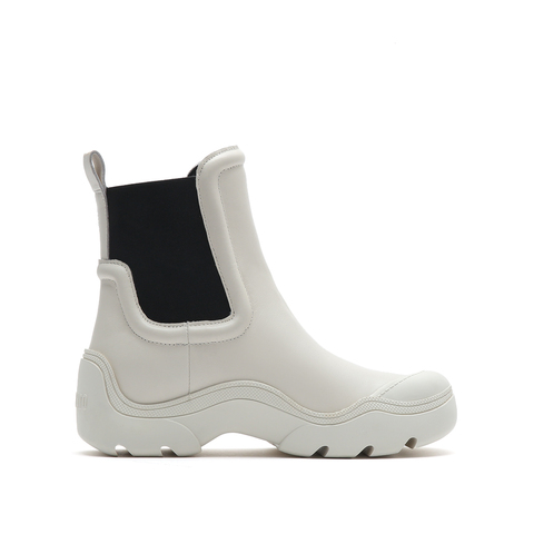 思加图2022冬季新款圆头甜酷切尔西靴短靴女皮靴EFB05DD2