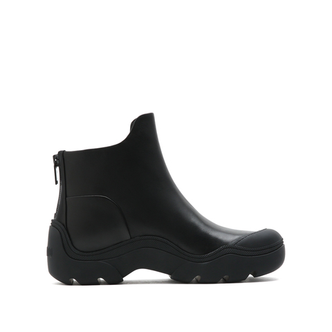 思加图2022冬季新款英伦风厚底低靴女皮靴子EFB10DD2