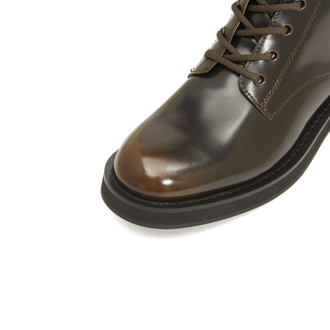 思加图2022冬季新款时尚马丁靴中筒靴女皮靴EFF14DZ2