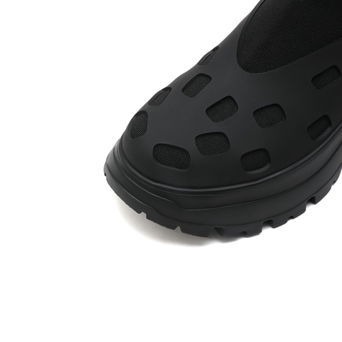 思加图2022冬季新款厚底弹力袜靴瘦瘦靴女短靴子EFU02DD2