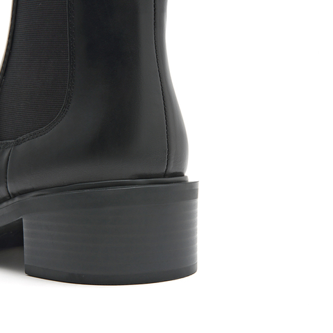 思加图2022冬季新款英伦风切尔西靴短靴女皮靴子EC320DD2