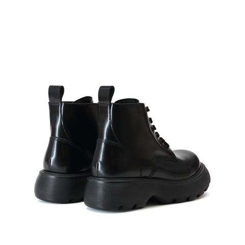 思加图2022冬季新款英伦风厚底马丁靴男皮短靴靴EEW04DD2