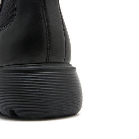 思加图2022冬季新款英伦风切尔西靴短靴男皮靴EEW05DD2