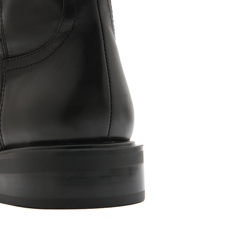 思加图2022冬季新款时尚骑士靴长靴高筒靴女皮靴EFP03DG2