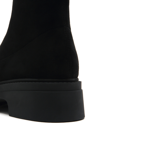 思加图2022冬季新款时尚厚底弹力靴短靴女靴T1931DD2