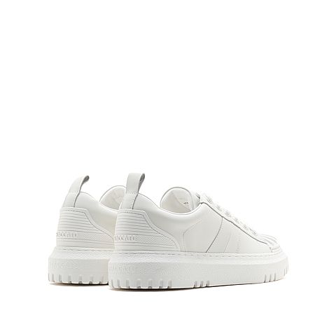 思加图2022秋季新款系带厚底板鞋圆头休闲鞋单鞋女皮鞋9AY70CM2