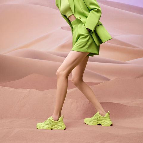 思加图2023春季新款时尚老爹鞋厚底休闲鞋运动鞋女鞋ECE36AM3