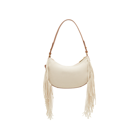 思加图2023春季新款时尚流苏腋下包手拎包单肩包X2844AX3