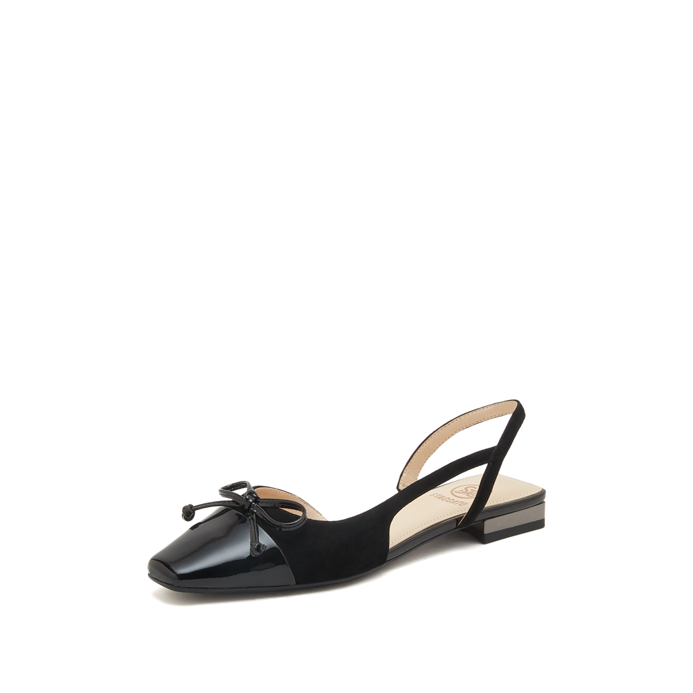 思加图2023春季新款时尚凉鞋平底鞋后空凉鞋女皮凉鞋A8877AH3