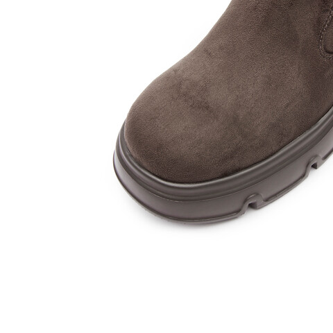 思加图2023冬季新款简约弹力靴袜靴厚底增高瘦瘦靴中靴女靴S6323DZ3