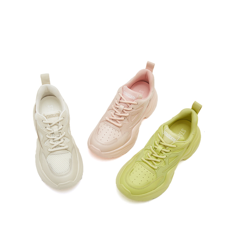 思加图2023春季新款时尚老爹鞋厚底休闲鞋运动鞋女鞋ECE36AM3