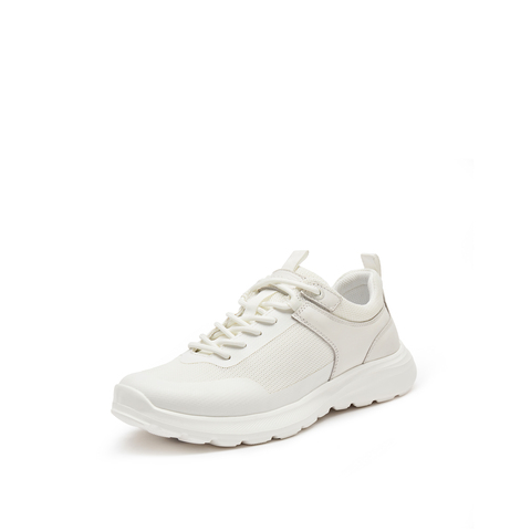 思加图2024春季新款时尚运动休闲鞋厚底透气系带男单鞋子A6437AM4