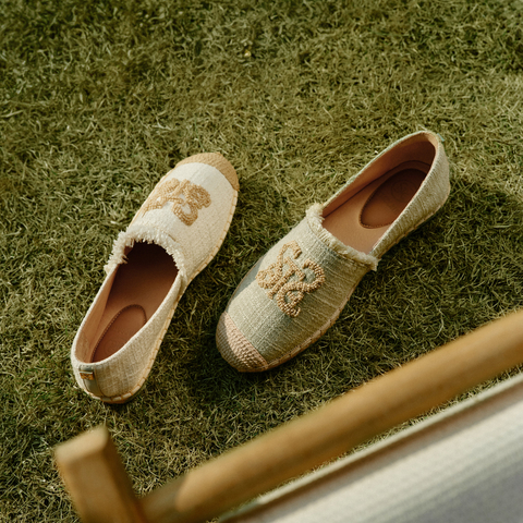 思加图2024春季新款大麦鞋渔夫鞋平底鞋懒人鞋一脚蹬女单鞋9UA15AA4