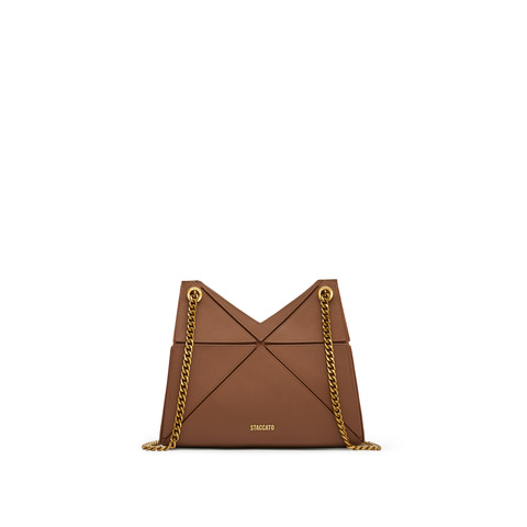 思加图2024春季新款设计感单肩包斜挎包链条包包时尚背提包X3171AX4