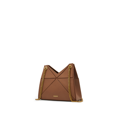 思加图2024春季新款设计感单肩包斜挎包链条包包时尚背提包X3171AX4