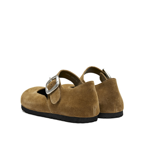 思加图2024秋季新款休闲大头鞋勃肯鞋厚底丑萌鞋女单鞋子S8554CA4