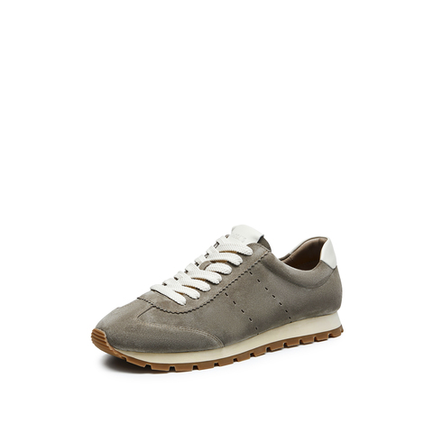 思加图2024秋季新款时尚小白鞋德训鞋阿甘鞋运动休闲鞋男鞋H4589CM4