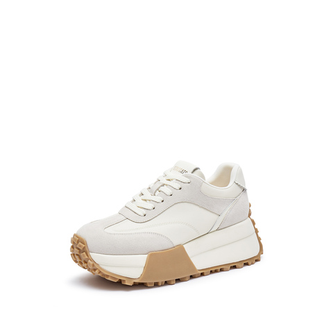 思加图2024秋季新款德训鞋阿甘鞋厚底增高板鞋休闲鞋女鞋S3843CM4