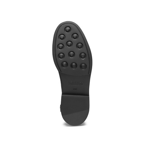 思加图2024冬季新款约克靴英伦风切尔西靴短靴低靴粗跟男靴子E1K09DD4