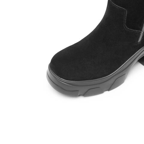 思加图2024冬季新款奶油鞋保暖雪地靴厚底增高中筒靴女靴M6817DZ4