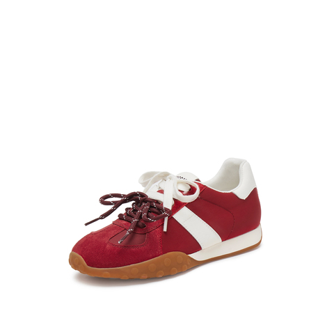 思加图2024春季时尚德训鞋阿甘鞋运动休闲鞋平底鞋女鞋J5025AM4