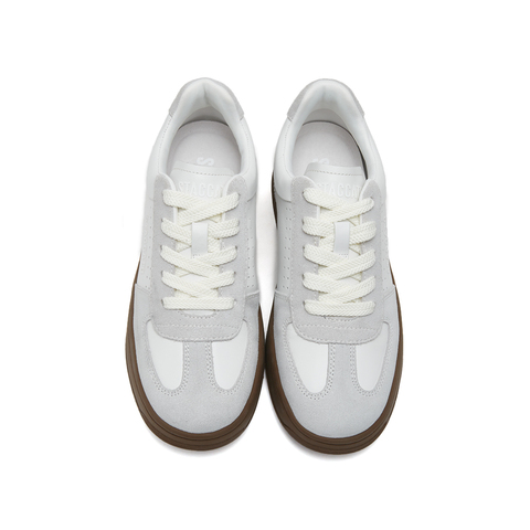 思加图2024秋季新款时尚阿甘鞋德训鞋板鞋休闲鞋女鞋EHW12CM4