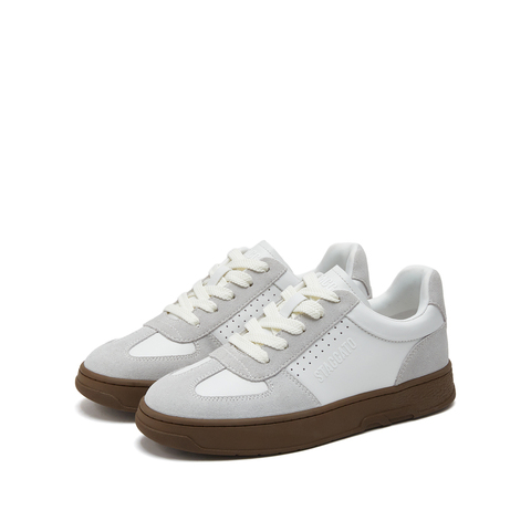 思加图2024秋季新款时尚阿甘鞋德训鞋板鞋休闲鞋女鞋EHW12CM4