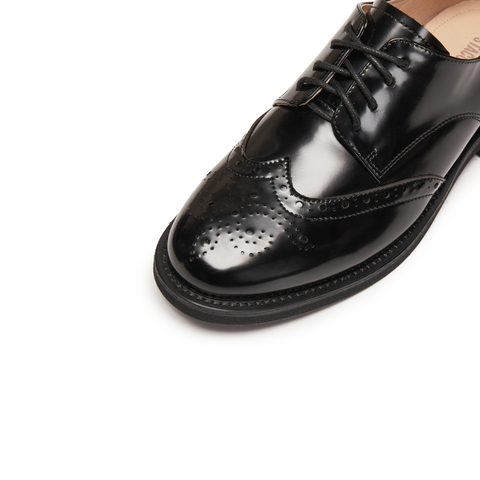 思加图2025冬季新款英伦风牛津鞋小皮鞋粗跟单鞋女鞋J5312CM4