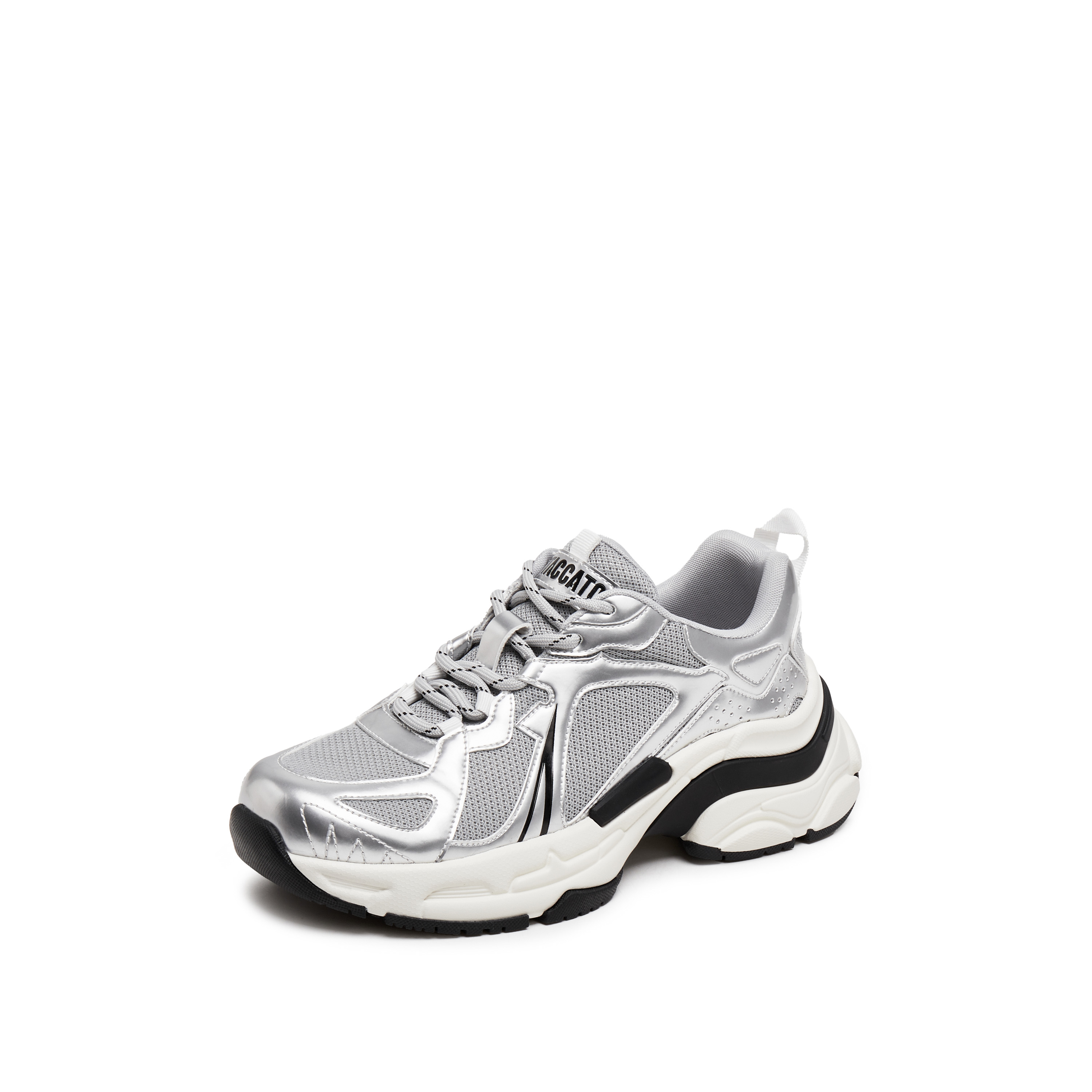 思加图2024秋季时尚老爹鞋厚底增高休闲运动鞋透气女鞋S2516CM4