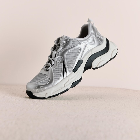 思加图2024秋季时尚老爹鞋厚底增高休闲运动鞋透气女鞋S2516CM4