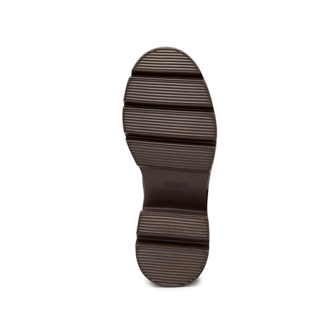 思加图2024冬季新款复古弹力靴中靴瘦瘦靴厚底增高女靴子F0512DZ4