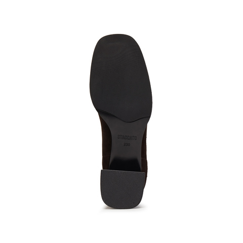 思加图2024冬季气质通勤短靴时装靴粗跟复古女靴子J2560DD4