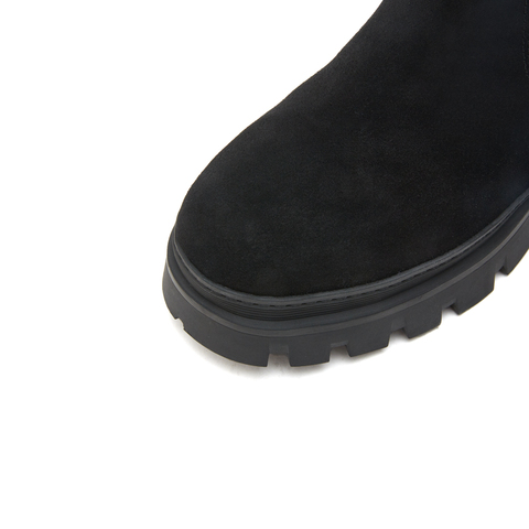 思加图2024冬季新款保暖毛里雪地靴厚底短靴女皮靴M7121DD4