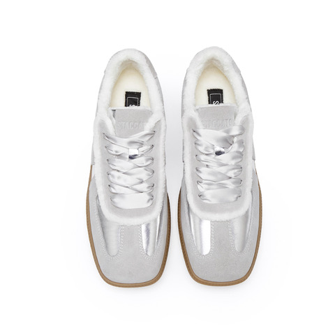 思加图2024秋季美拉德休闲鞋德训鞋阿甘鞋平底鞋女鞋Y2409CM4