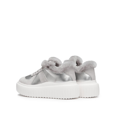 思加图2025春季新款复古德训鞋保暖厚底休闲鞋板鞋女鞋B2566AM5