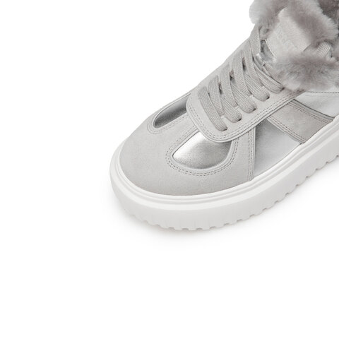 思加图2025春季新款复古德训鞋保暖厚底休闲鞋板鞋女鞋B2566AM5