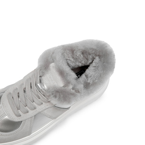 思加图2025春季新款复古德训鞋保暖厚底休闲鞋板鞋女鞋B2566AM5