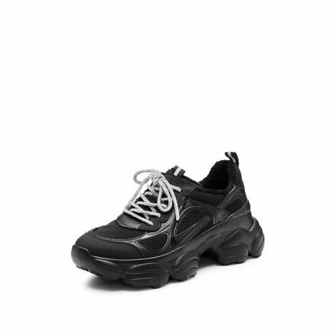 思加图2025春季新款甜酷老爹鞋厚底增高运动休闲鞋女鞋ECE85AM5