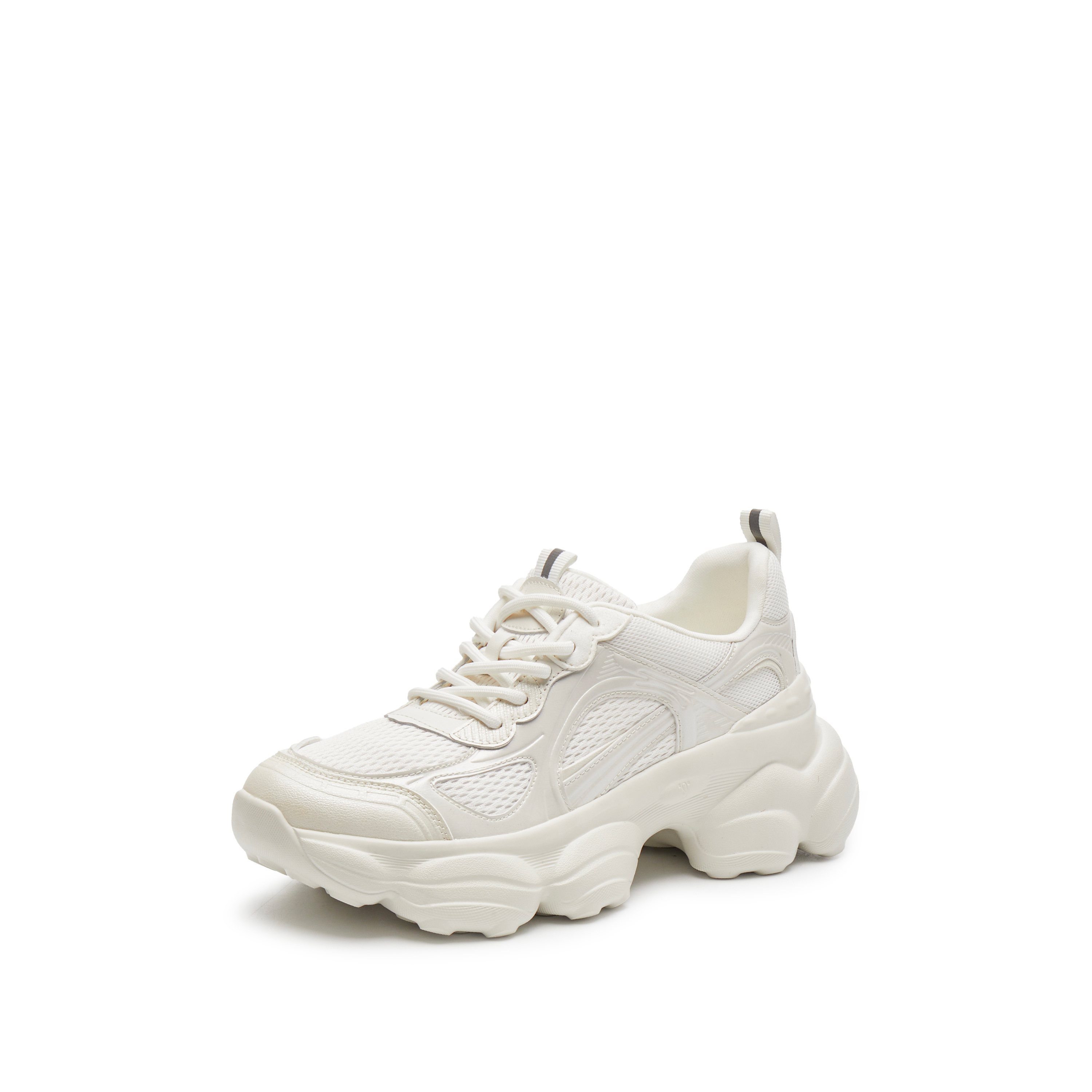 思加图2025春季新款好事花生老爹鞋厚底增高运动休闲鞋女鞋ECE81AM5