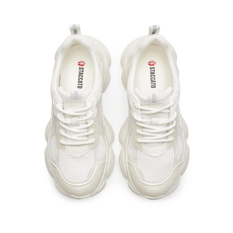 思加图2025春季新款好事花生老爹鞋厚底增高运动休闲鞋女鞋ECE81AM5